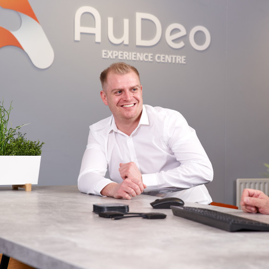 People Meeting in the AuDeo Experience Centre Meeting Rooms