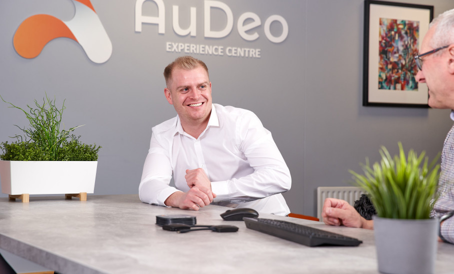 People Meeting in the AuDeo Experience Centre Meeting Rooms